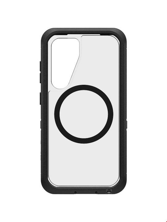 Otterbox Defender XT Clear Magnets Samsung Galaxy S25 Dark Side - clear/black i gruppen SMARTPHONE & SURFPLATTOR / Mobilskydd / Samsung hos TP E-commerce Nordic AB (D44591)