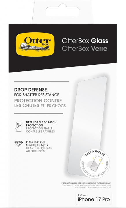 Otterbox Glass Iphone 16e/14/13/13 Pro - Clear - Propack i gruppen SMARTPHONE & SURFPLATTOR / Mobilskydd / Apple / iPhone 16 hos TP E-commerce Nordic AB (D44598)