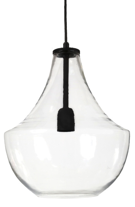 PR Home Taklampa Hamilton Clear/black 30cm PR Home i gruppen HEMELEKTRONIK / Belysning / Taklampor hos TP E-commerce Nordic AB (D44718)