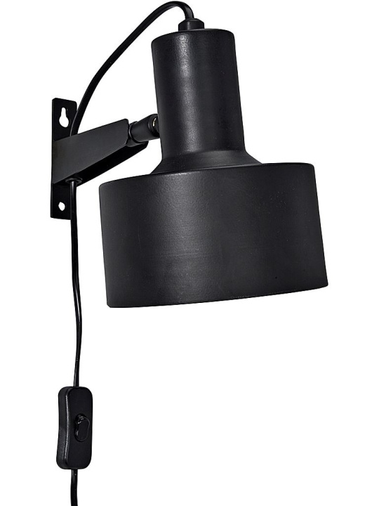 PR Home Vägglampa Solo Matt svart 23cm PR Home i gruppen HEMELEKTRONIK / Belysning / Vägglampor hos TP E-commerce Nordic AB (D44726)