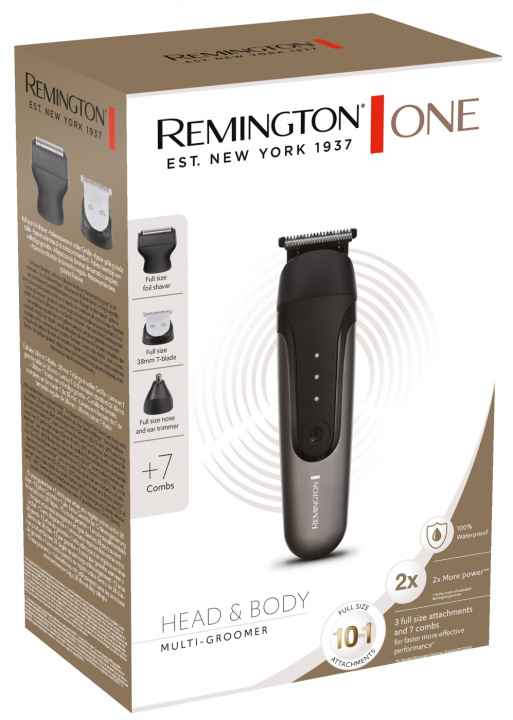 Remington Head & Body Multi-groom PG760 ONE Remington i gruppen SKÖNHET & HÄLSA / Hår & Styling / Rakning & Trimning / Rakapparater hos TP E-commerce Nordic AB (D44734)
