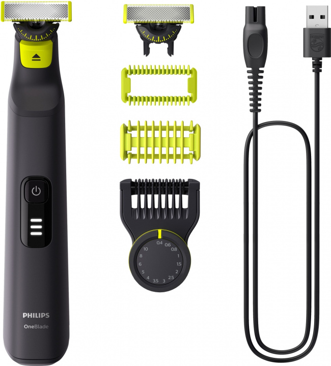 Philips Skäggtrimmer QP6542/15 OneBlade Pro 360 Philips i gruppen SKÖNHET & HÄLSA / Hår & Styling / Rakning & Trimning / Skäggtrimmers & Tillbehör hos TP E-commerce Nordic AB (D44766)