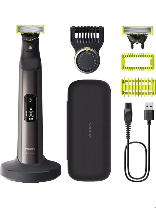 Philips Skäggtrimmer QP6652/61 OneBlade Pro Philips i gruppen SKÖNHET & HÄLSA / Hår & Styling / Rakning & Trimning / Skäggtrimmers & Tillbehör hos TP E-commerce Nordic AB (D44767)
