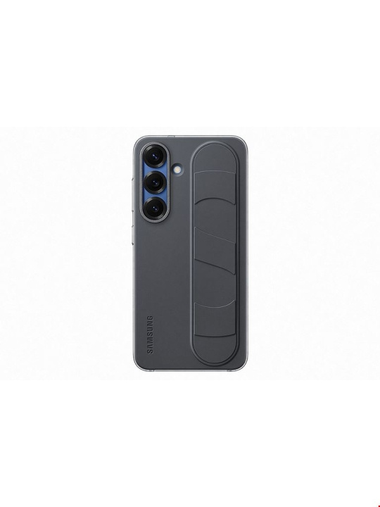 Samsung Galaxy S25 Standing Grip Case - Black i gruppen SMARTPHONE & SURFPLATTOR / Mobilskydd / Samsung hos TP E-commerce Nordic AB (D44863)