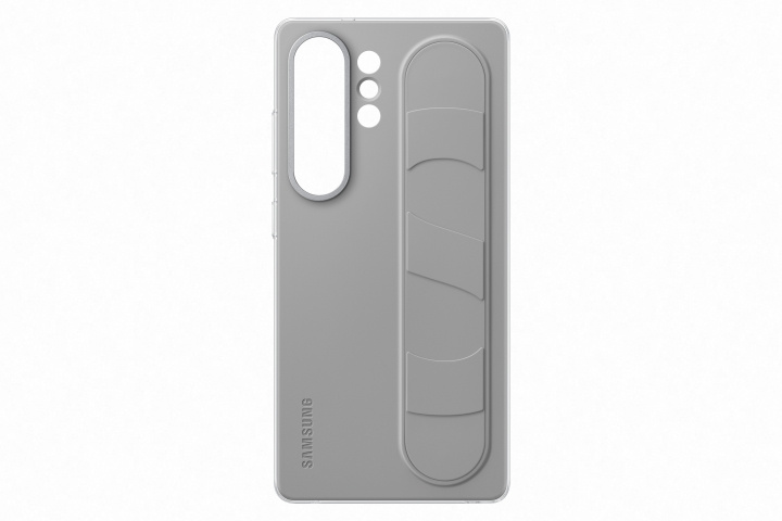 Samsung Galaxy S25 Ultra Standing Grip Case - Gray i gruppen SMARTPHONE & SURFPLATTOR / Mobilskydd / Samsung hos TP E-commerce Nordic AB (D44883)