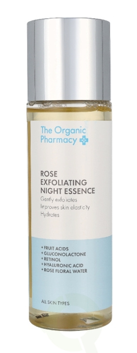 The Organic Pharmacy Rose Exfoliating Night Essence 150 ml i gruppen SKÖNHET & HÄLSA / Hudvård / Ansiktsvård / Nattkräm hos TP E-commerce Nordic AB (D45015)
