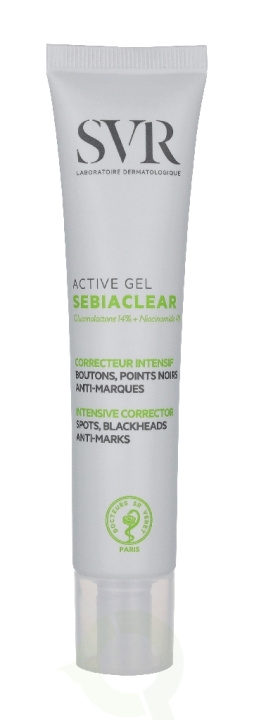 Svr Laboratories SVR Sebiaclear Active Gel 40 ml i gruppen SKÖNHET & HÄLSA / Hudvård / Ansiktsvård / Ansiktsolja hos TP E-commerce Nordic AB (D45034)