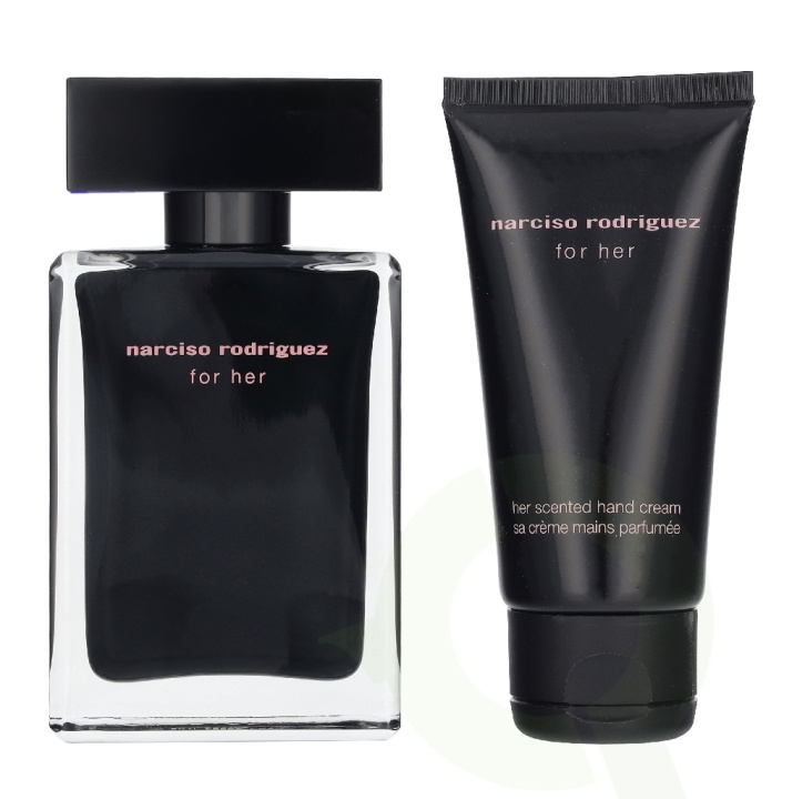 Narciso Rodriguez For Her Set 100 ml Edt Spray 50ml/Hand Cream 50ml i gruppen SKÖNHET & HÄLSA / Doft & Parfym / Parfym / Parfym för henne hos TP E-commerce Nordic AB (D45063)