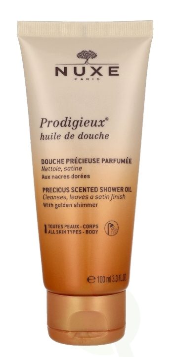 Nuxe Prodigieux Precious Scented Shower Oil 100 ml i gruppen SKÖNHET & HÄLSA / Hudvård / Kroppsvård / Bad & Duschcreme hos TP E-commerce Nordic AB (D45083)