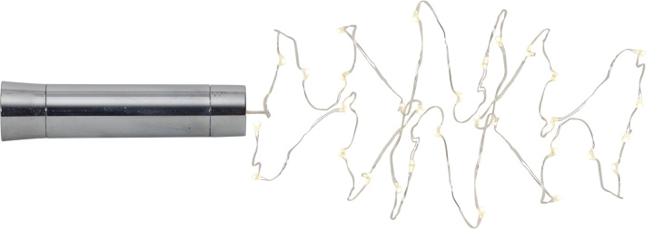 Star Trading Ljusslinga 728-04 Dewdrop Silver 40Ljus Star Trading i gruppen HEMELEKTRONIK / Belysning / LED-slingor hos TP E-commerce Nordic AB (D45291)