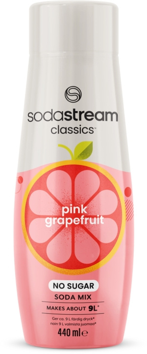 SodaStream Smak, doft Pink grapefruit No Sugar Sodastream i gruppen HEM, HUSHÅLL & TRÄDGÅRD / Hushållsmaskiner / Vatten & Juice / Kolsyremaskiner / Smaker hos TP E-commerce Nordic AB (D45296)