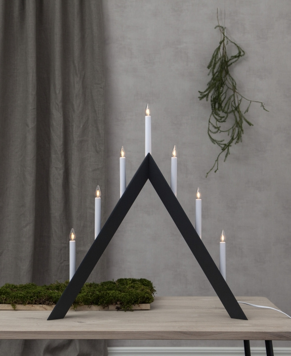 Star Trading Elljusstake 7-arm 219-87 Arrow 7 grafit Star Trading i gruppen HEMELEKTRONIK / Belysning / Julbelysning hos TP E-commerce Nordic AB (D45311)