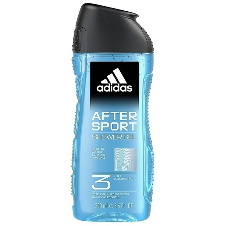 Adidas After Sport 3-in-1 Shower Gel 400ml i gruppen SKÖNHET & HÄLSA / Hudvård / Kroppsvård / Bad & Duschcreme hos TP E-commerce Nordic AB (D45417)