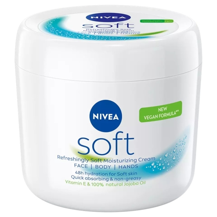Nivea Soft Moisturising Cream 500ml i gruppen SKÖNHET & HÄLSA / Hudvård / Kroppsvård / Body lotion hos TP E-commerce Nordic AB (D45428)