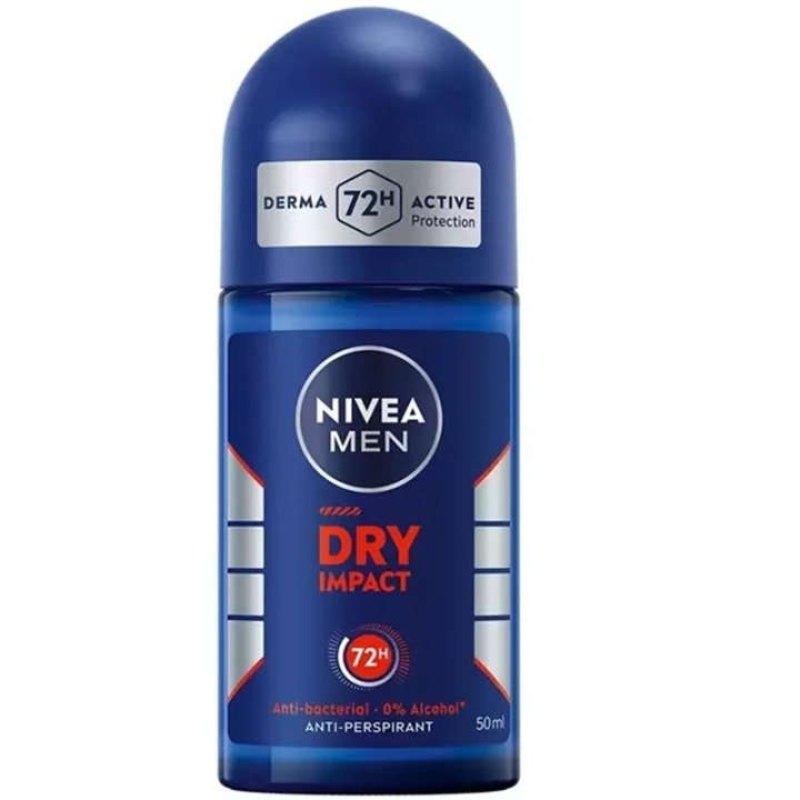 Nivea Men Dry Impact Roll On 50ml i gruppen SKÖNHET & HÄLSA / Doft & Parfym / Deodorant / Deo för honom hos TP E-commerce Nordic AB (D45435)