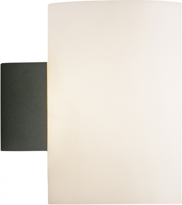 Herstal Vägglampa Evoke L antracit /opal glas Herstal i gruppen HEMELEKTRONIK / Belysning / Vägglampor hos TP E-commerce Nordic AB (D45491)