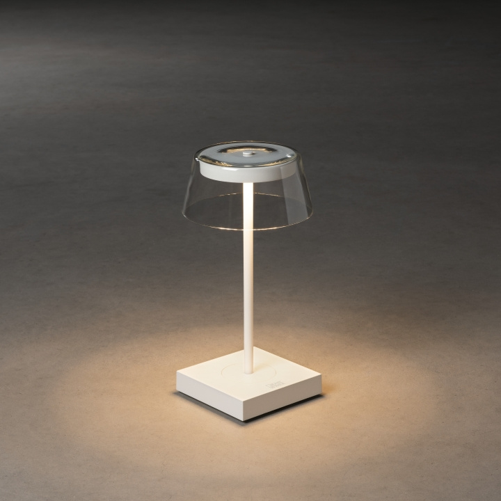 Konstsmide Bordslampa Scilla vit USB Konstsmide i gruppen HEMELEKTRONIK / Belysning / Bordslampor hos TP E-commerce Nordic AB (D45495)