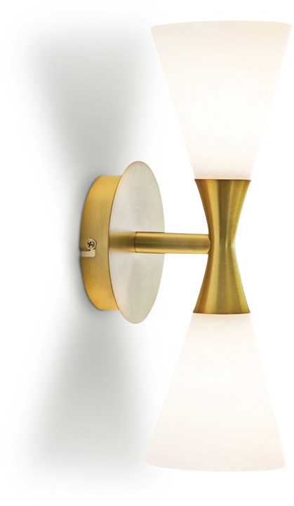 Herstal Vägglampa Harlekin Duo Mässing D105 Herstal i gruppen HEMELEKTRONIK / Belysning / Vägglampor hos TP E-commerce Nordic AB (D45514)