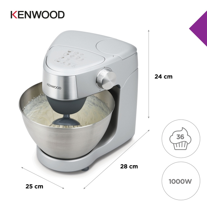 Kenwood Köksmaskin större Prospero+ KHC29A.R0.SI Kenwood i gruppen HEM, HUSHÅLL & TRÄDGÅRD / Hushållsmaskiner / Matberedare & Köksassistenter / Matberedare hos TP E-commerce Nordic AB (D45523)