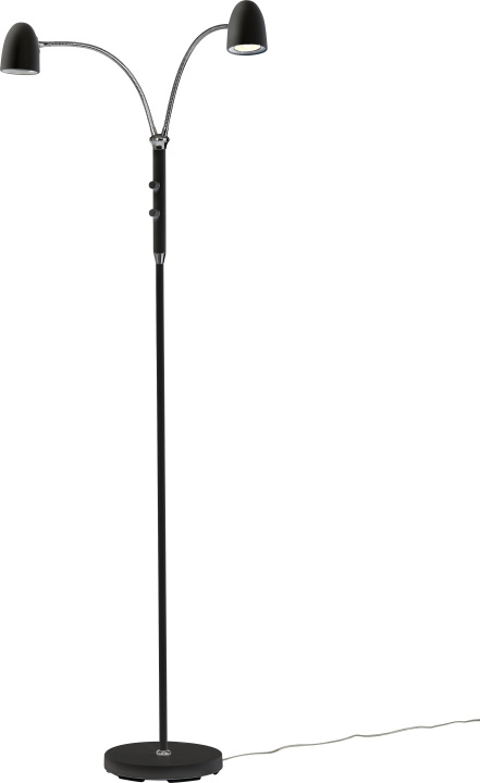 Armaturhantverk Golvlampa Koster Svart 2-armad G 898/16 Armaturhantverk i gruppen HEMELEKTRONIK / Belysning / Golvlampor hos TP E-commerce Nordic AB (D45605)