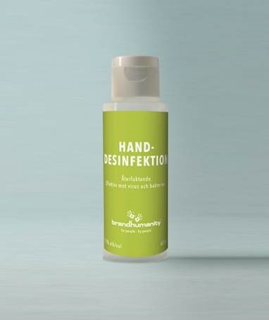 Brand Humanity Handsprit Brand Humanity 60ml i gruppen SKÖNHET & HÄLSA / Hälsovård / Handdesinfektion hos TP E-commerce Nordic AB (D45613)
