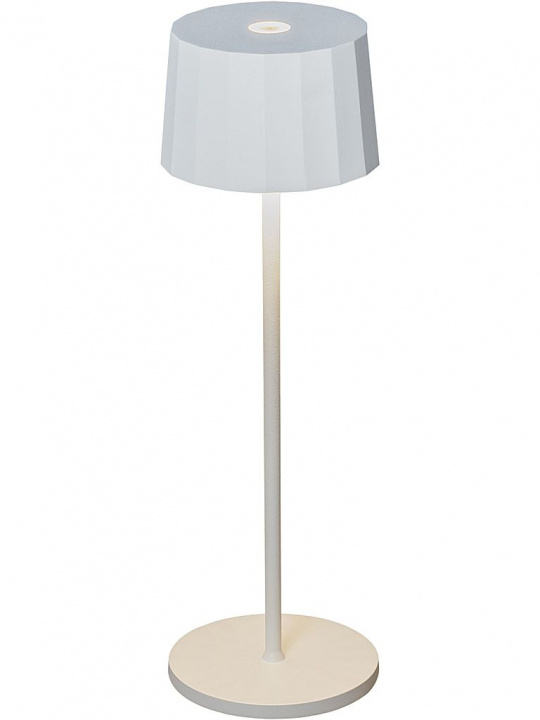 Konstsmide Bordslampa Positano vit USB Konstsmide i gruppen HEMELEKTRONIK / Belysning / Bordslampor hos TP E-commerce Nordic AB (D45636)