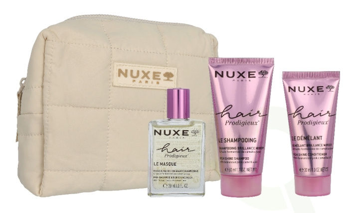 Nuxe Hair Prodigieux Set 110 ml Shampoo 50ml /Conditioner 30ml /Pre-Shampoo Mask 30ml i gruppen SKÖNHET & HÄLSA / Hår & Styling / Hårvårdsprodukter / Hårserum hos TP E-commerce Nordic AB (D45808)