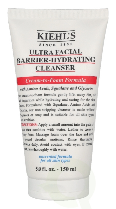 Kiehl\'s Ultra Facial Barrier-Hydrating Cleanser 150 ml i gruppen SKÖNHET & HÄLSA / Hudvård / Ansiktsvård / Rengöring hos TP E-commerce Nordic AB (D45815)