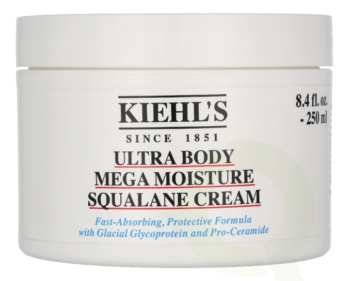 Kiehl\'s Ultra Body Mega Moisture Squalane Cream 250 ml i gruppen SKÖNHET & HÄLSA / Hudvård / Kroppsvård / Body lotion hos TP E-commerce Nordic AB (D45817)