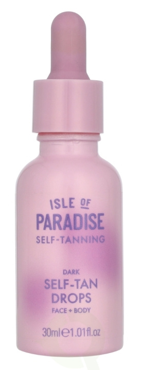 Isle of Paradise Self-Tan Drops Face + Body 30 ml Dark i gruppen SKÖNHET & HÄLSA / Hudvård / Solskydd & Tanning / Brun utan sol hos TP E-commerce Nordic AB (D45866)