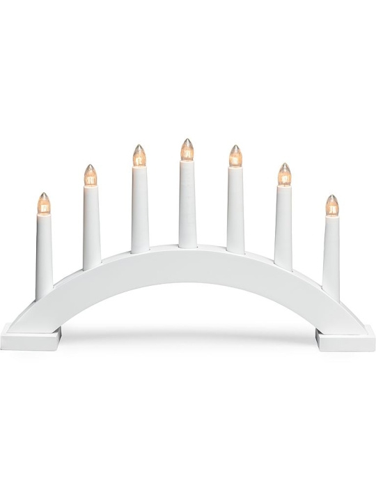 Konstsmide Elljusstake 7-arm 3972-210 7 ljus vit Konstsmide i gruppen HEMELEKTRONIK / Belysning / Julbelysning hos TP E-commerce Nordic AB (D46017)