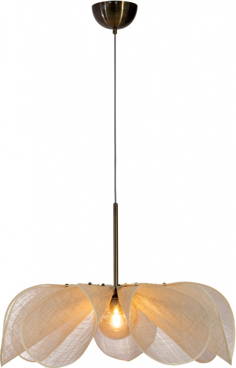 Markslöjd Taklampa STYRKA 1L 75cm Beige/Antik Markslöjd i gruppen HEMELEKTRONIK / Belysning / Taklampor hos TP E-commerce Nordic AB (D46045)