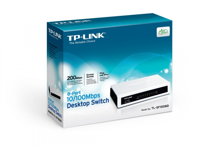 TP-LINK, Nätverksswitch (TL-SF1008D)