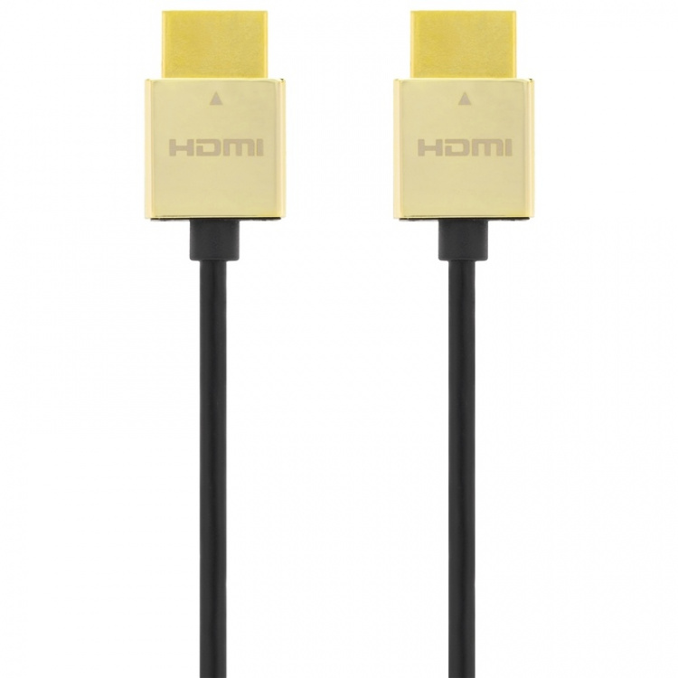 DELTACO prime ultratunn HDMI-kabel guldpläterad, 2m (HDMI-1042-K) DELTACO prime ultratunn HDMI-kabel guldpläterad, 2m (HDMI-1042-K)