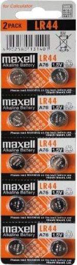 Maxell, Knappcellsbatteri 10-pack (LR44) Maxell, Knappcellsbatteri 10-pack (LR44)
