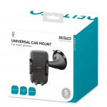 DELTACO Hållare för smartphone, justerbart fäste med sugpropp, svart (ARM-230) DELTACO Hållare för smartphone, justerbart fäste med sugpropp, svart (ARM-230)