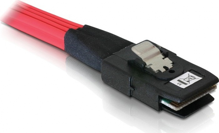 DeLOCK multilane SAS-kabel SFF8087 - 4xSFF8482+Molex 4-pin ström 0,5m (83059) DeLOCK multilane SAS-kabel SFF8087 - 4xSFF8482+Molex 4-pin ström 0,5m (83059)