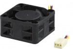 Fläkt 40x40x20mm, 3-pin kontakt (AK-4020MS)