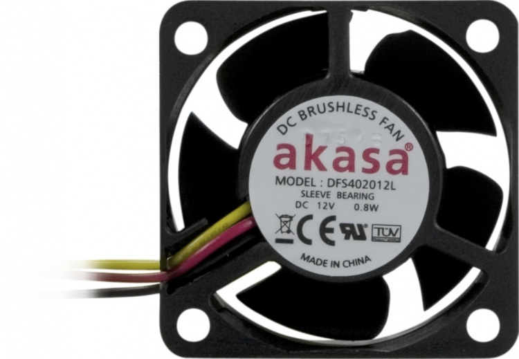 Fläkt 40x40x20mm, 3-pin kontakt (AK-4020MS)