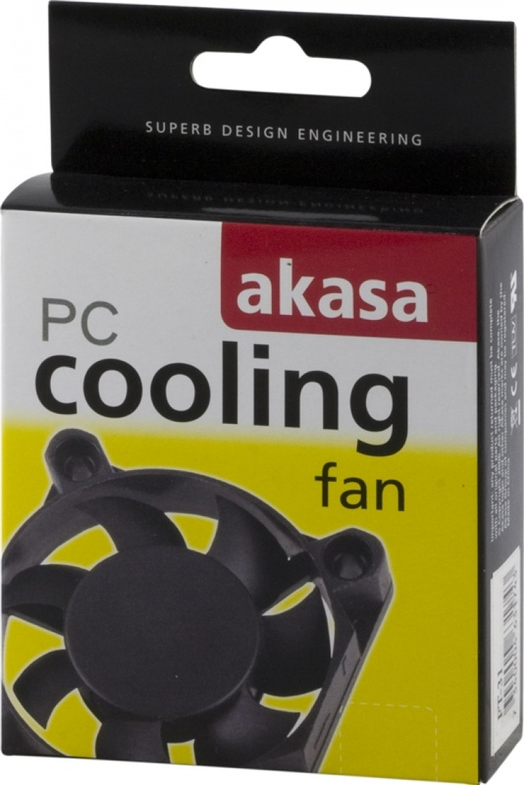 Fläkt 40x40x20mm, 3-pin kontakt (AK-4020MS)