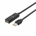 USB 2.0 förlängningskabel, aktiv, 10m (USB2-EX10M)