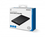 DELTACO externt kabinett för 1x2,5 SATA 6Gb/s-hårddisk, USB3, svart