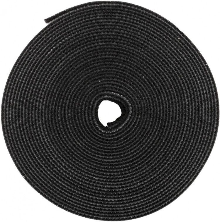 DELTACO kardborrband, 5m, 9mm, Svart (CM05S) DELTACO kardborrband, 5m, 9mm, Svart (CM05S)