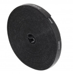 DELTACO kardborrband, 5m, 9mm, Svart (CM05S) DELTACO kardborrband, 5m, 9mm, Svart (CM05S)