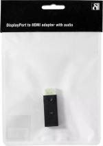 DELTACO DisplayPort till HDMI adapter, 20-pin ha - ho (DP-HDMI) DELTACO DisplayPort till HDMI adapter, 20-pin ha - ho (DP-HDMI)