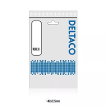 DELTACO apparatkabel, vinklad CEE 7/7 - rak IEC C13, 0,2m, vit (DEL-109V-20) DELTACO apparatkabel, vinklad CEE 7/7 - rak IEC C13, 0,2m, vit (DEL-109V-20)