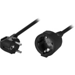 DELTACO förlängningskabel CEE 7/7 hane till CEE 7/4(Schuko) hona, 5 m (DEL-112D)