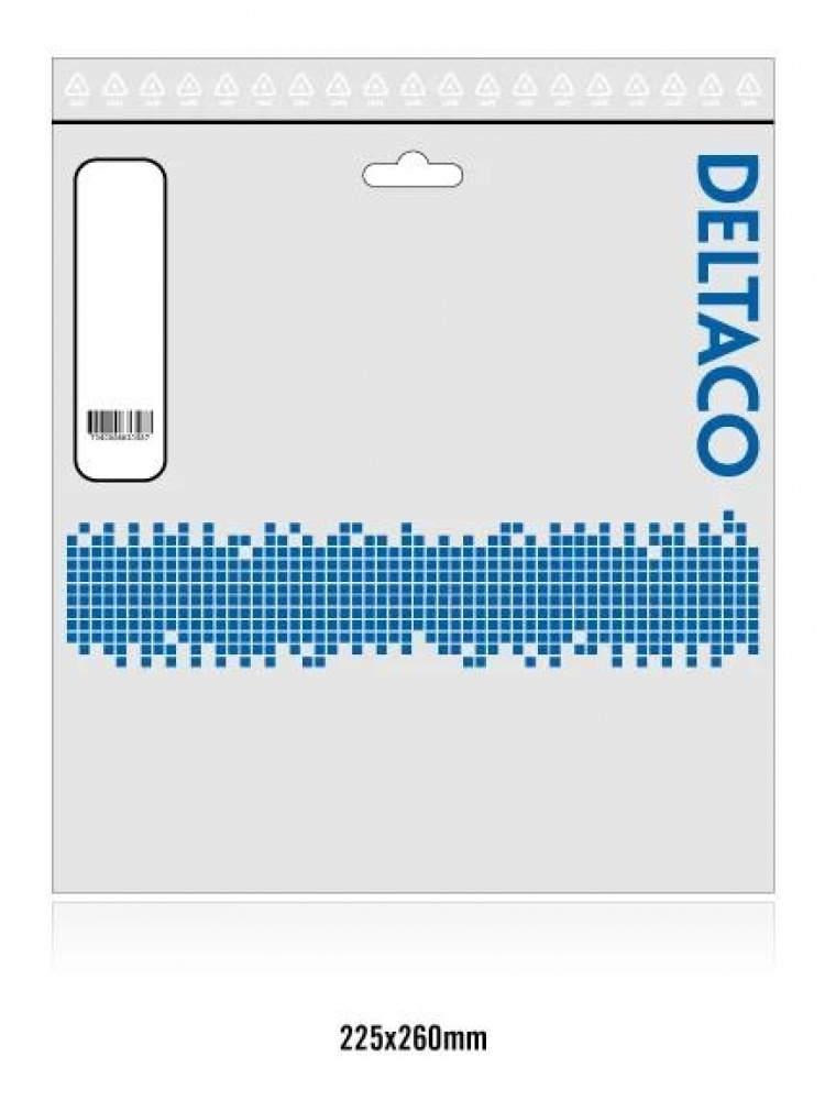 DELTACO Fiberkablage LC - LC, duplex, multimode, 62,5/125, 2m (LCLC-2M)