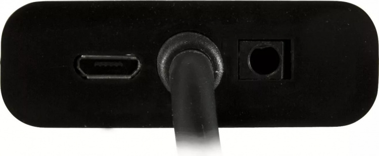 DELTACO HDMI till VGA-adapter, 19-pin ha - 15-pin+3,5mm, 0,2m, svart (HDMI-VGA7)