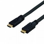 DELTACO HDMI-kabel, aktiv, ha-ha, 1080p, v1.4, 15m, svart (HDMI-1150)
